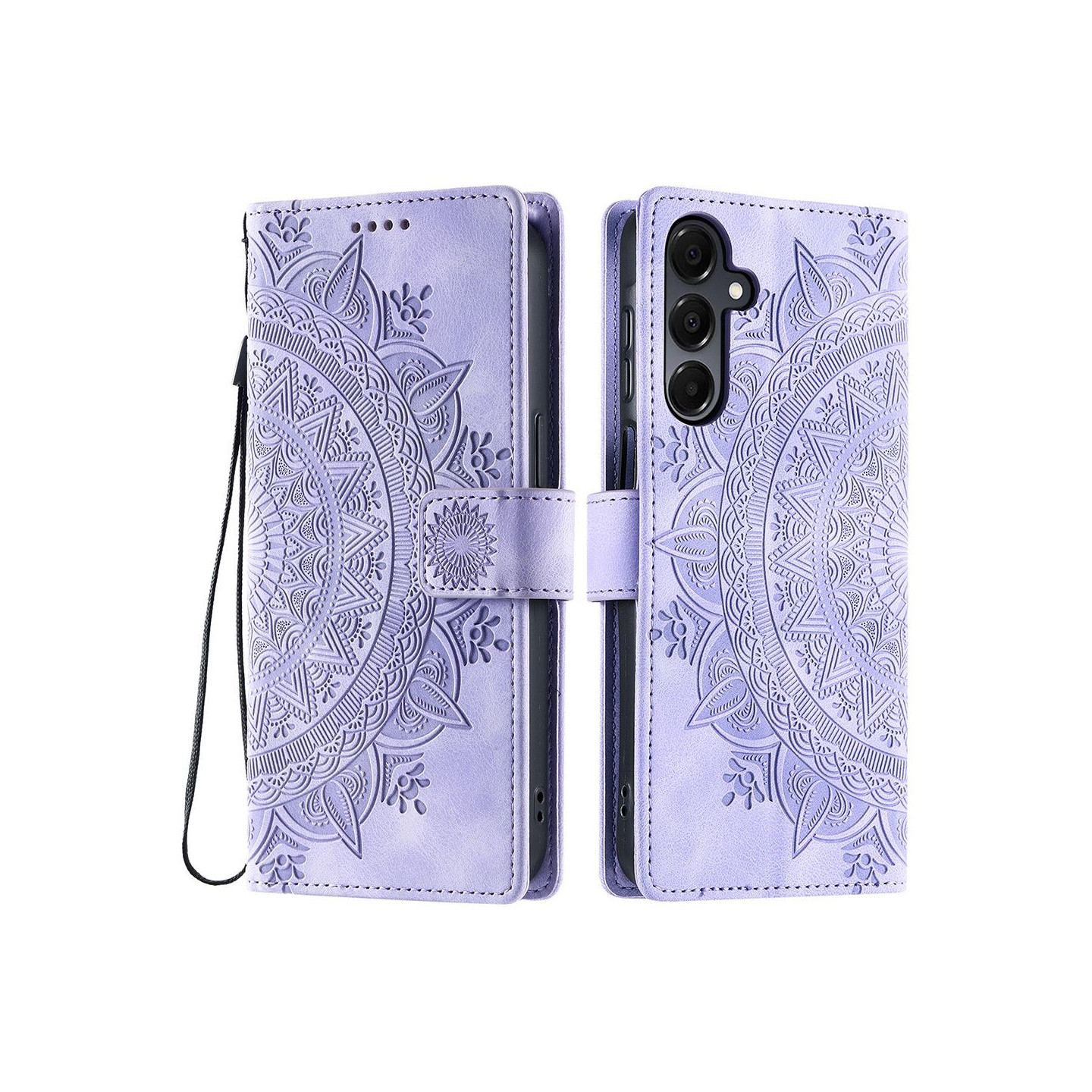 Til Samsung Galaxy A26 tegnebogscover Cover Shell Mandala Blomstermønster