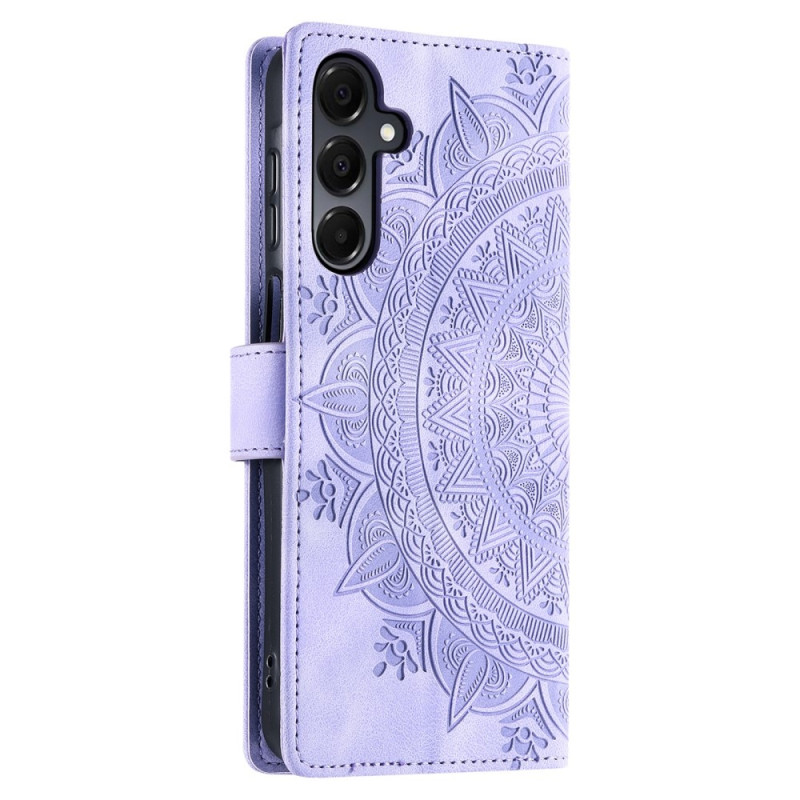 For Samsung Galaxy A26 Lommebok Deksel Shell Mandala Blomstermønster