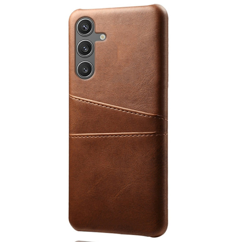 Til Samsung Galaxy S25 KSQ PU-læderbelagt skal hårdt etui