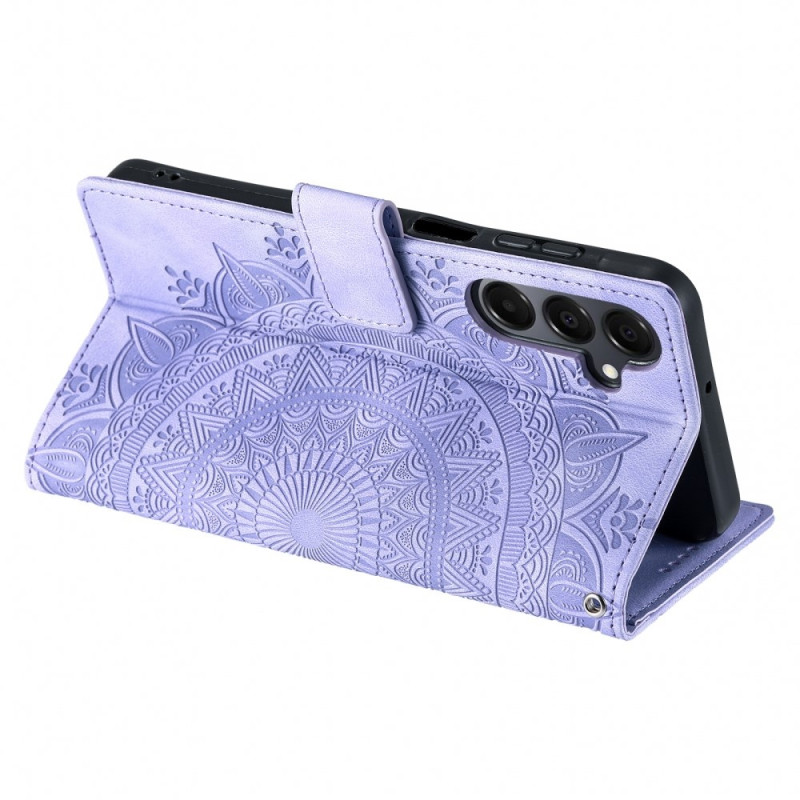 Til Samsung Galaxy A26 tegnebogscover Cover Shell Mandala Blomstermønster