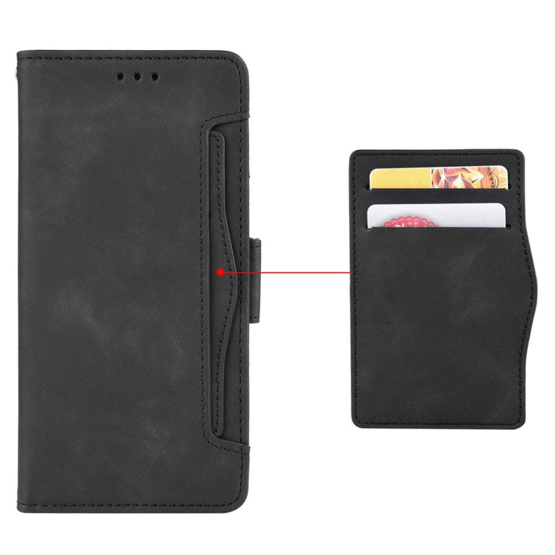 For OnePlus 13R Case Wallet Case Cover Phone Case Extra Cards - Black