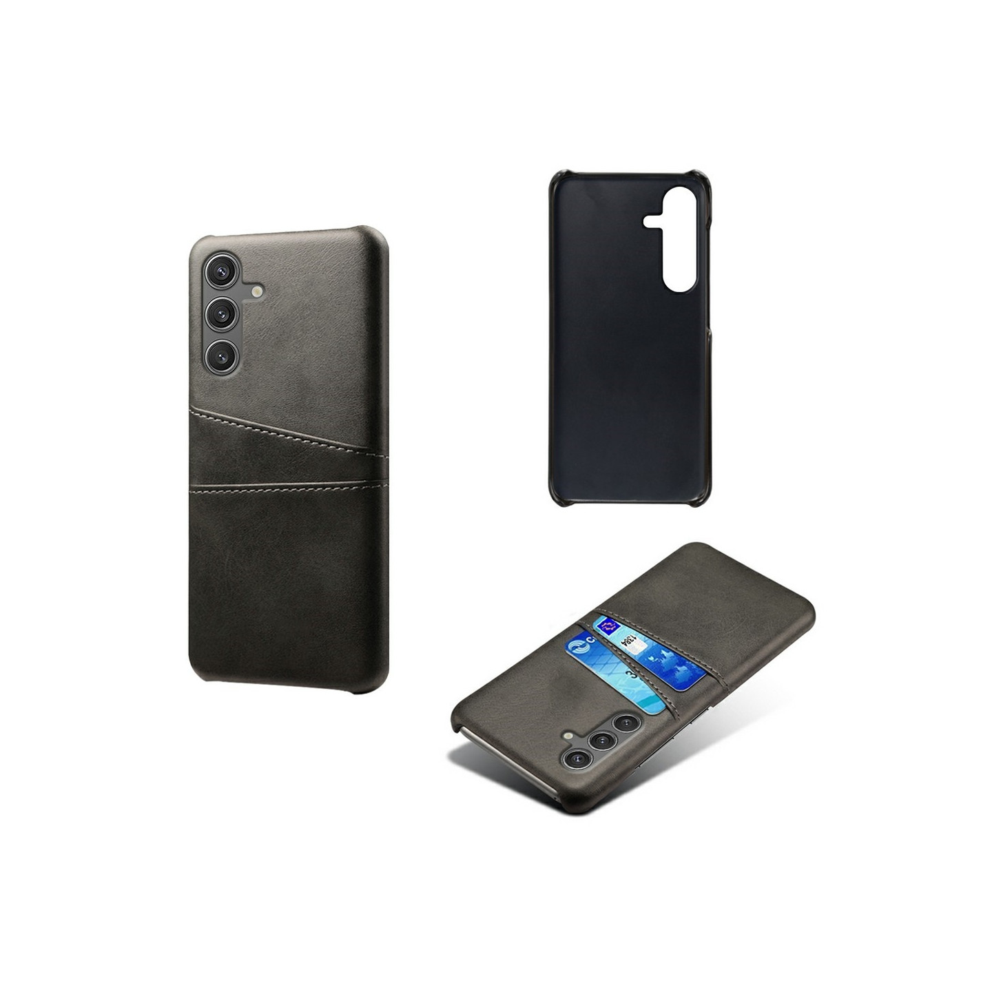 Samsung Galaxy S25 KSQ Pu-nahkapäällysteinen kuori kova kotelo