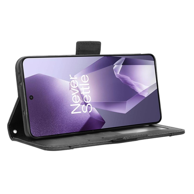 Til OnePlus 13R Case Pung Etui Shell Telefon Case Ekstra kort - Sort