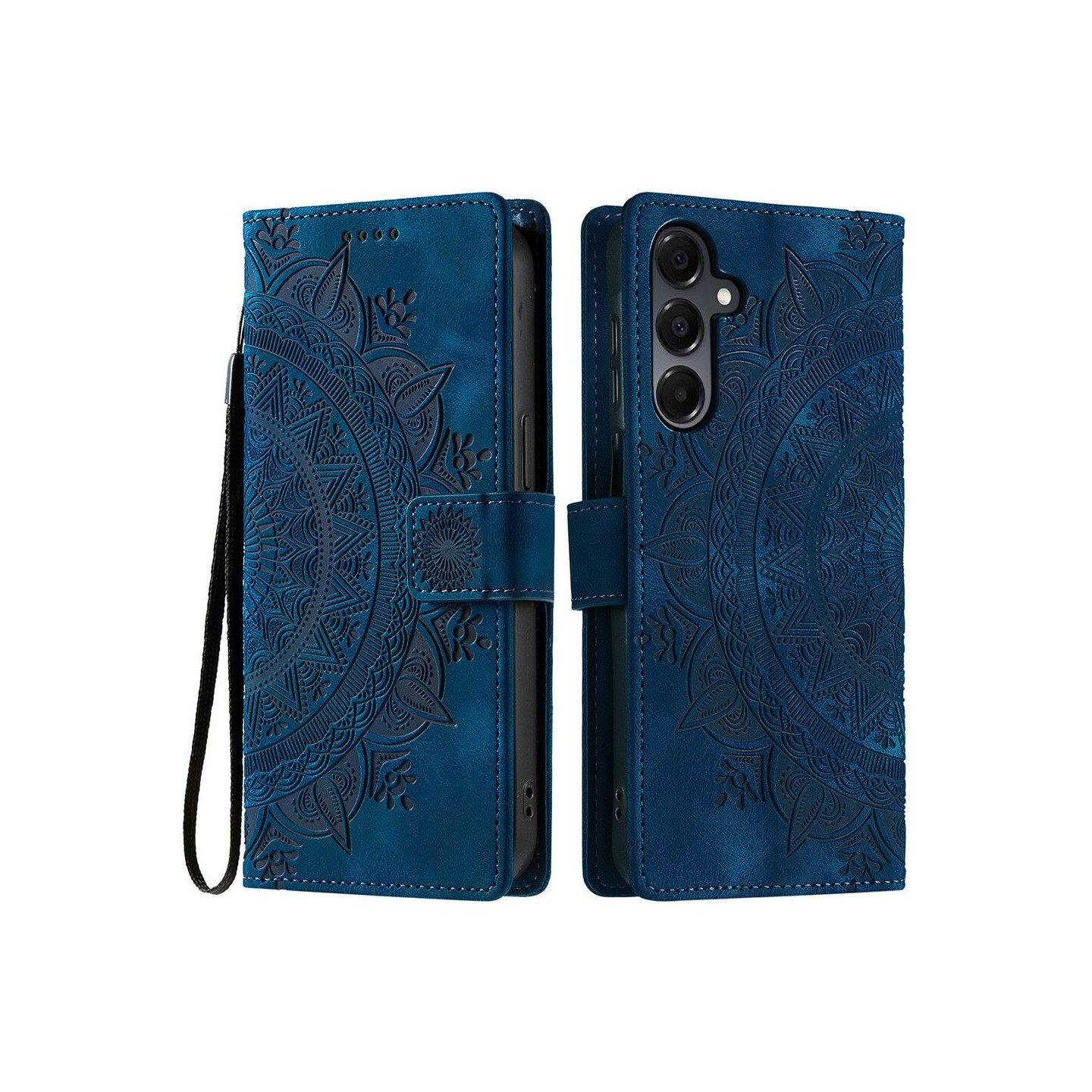 For Samsung Galaxy A26 Lommebok Deksel Shell Mandala Blomstermønster