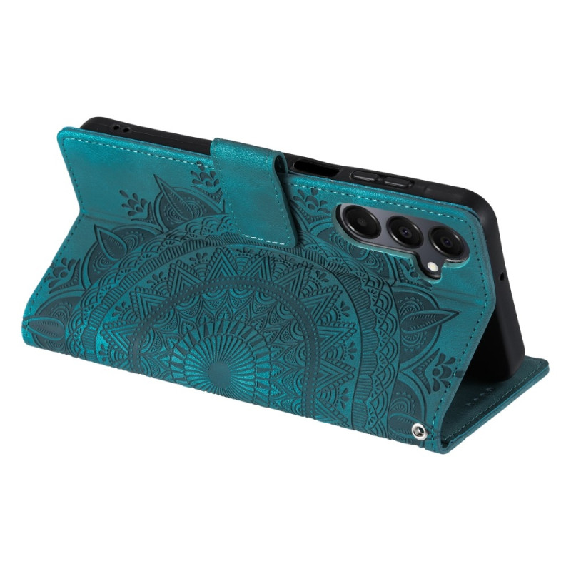 For Samsung Galaxy A26 Wallet Case Cover Shell Mandala Flower Pattern