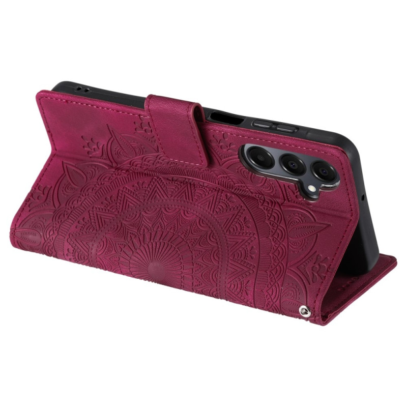 För Samsung Galaxy A26 plånboksfodral Fodral Skal Mandala blommönster