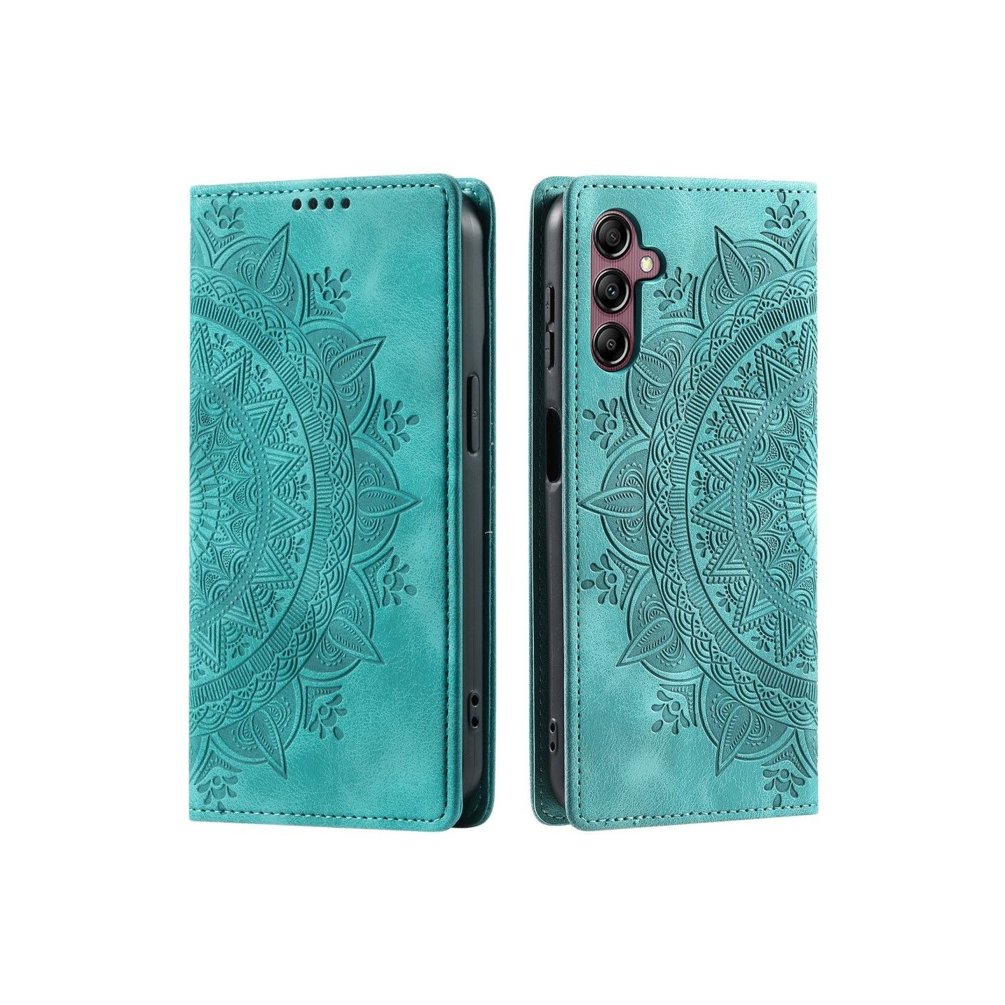 Til Samsung Galaxy S25 tegnebogscover Cover Shell Mandala Blomstermønster