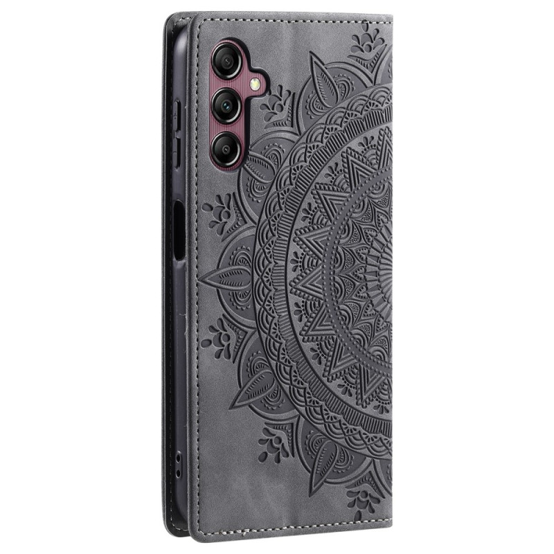 För Samsung Galaxy S25 plånboksfodral Fodral Skal Mandala blommönster