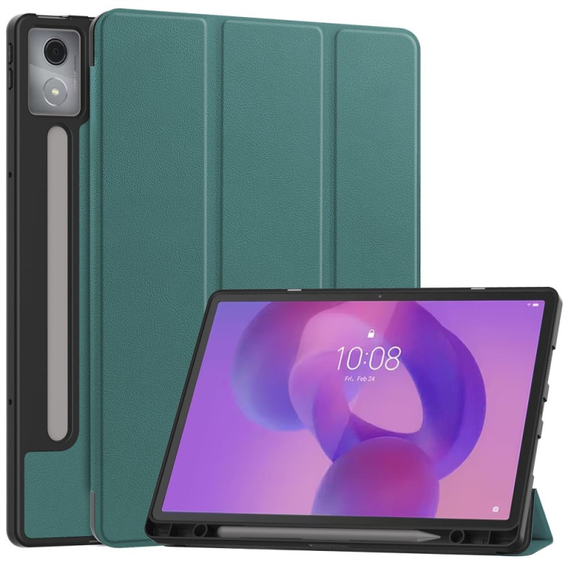For Lenovo Idea Tab Pro Case Tri-Fold Stand Cover with Pen Holder