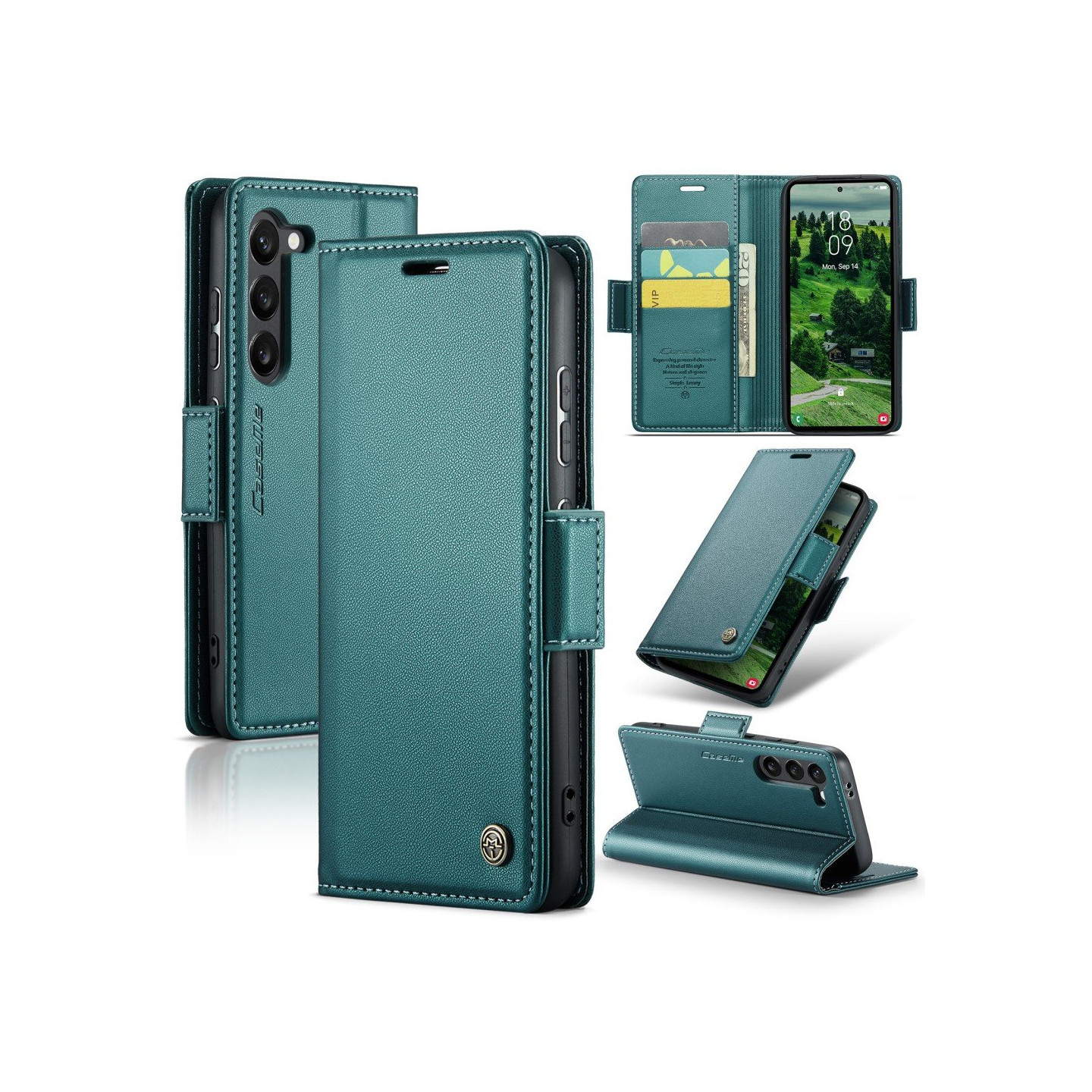 CASEME Retro Wallet Case for Samsung Galaxy S25