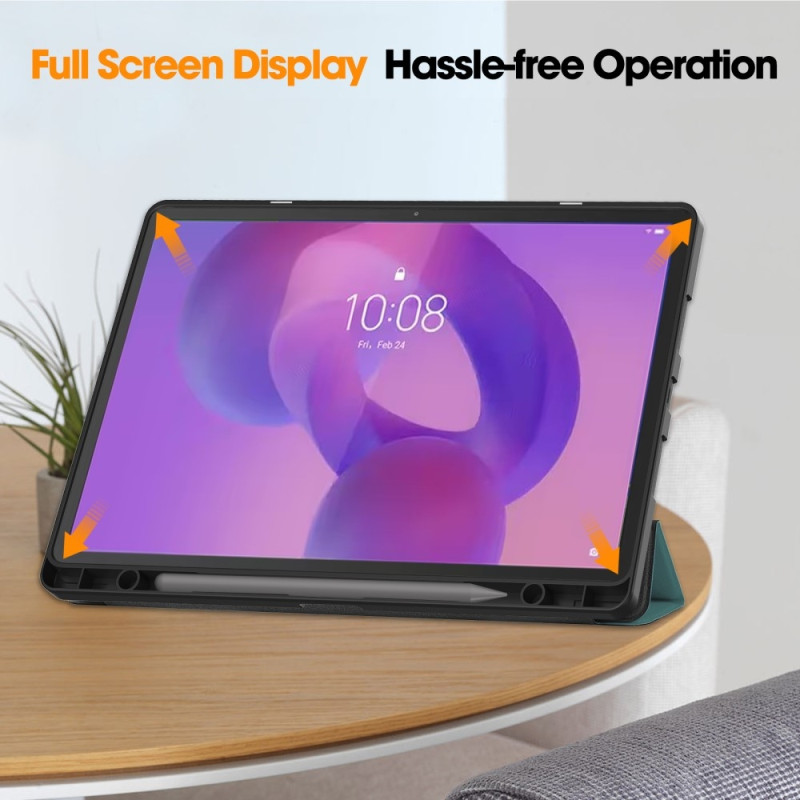 Til Lenovo Idea Tab Pro Case Tri-Fold Stand Cover med Pen Holder