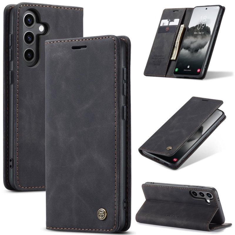 CASEME Retro Wallet Case for Samsung Galaxy S25+ (S25 Plus)