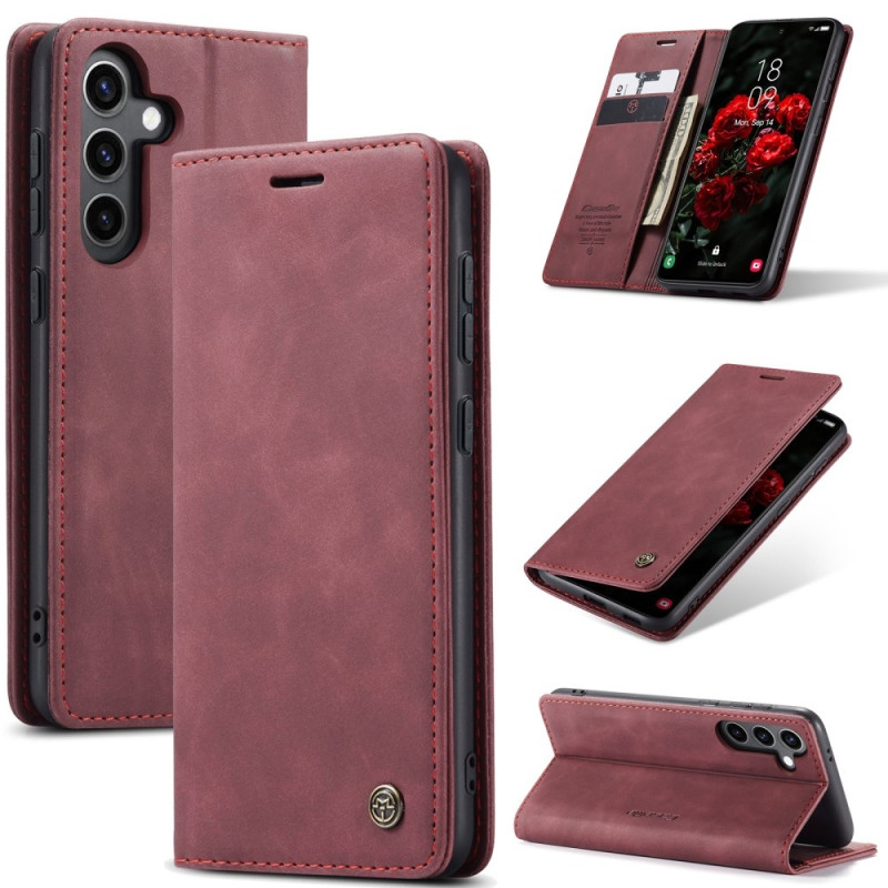 CASEME Retro Wallet Case for Samsung Galaxy S25+ (S25 Plus)
