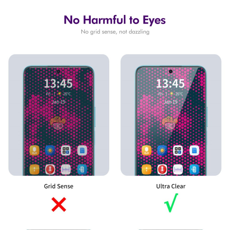 För Samsung Galaxy A36 A56 Privacy Anti-Spy Sekretess Heltäckande Härdat Glas
