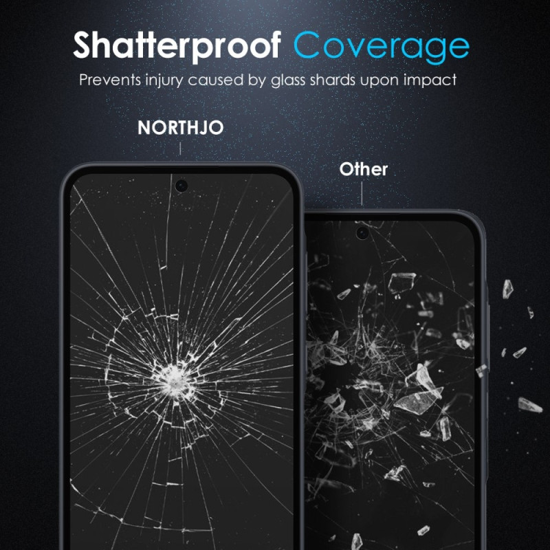 NORTHJO Til Samsung Galaxy A36 A56 Privacy Screen Protector Hærdet Glas Anti-Spy