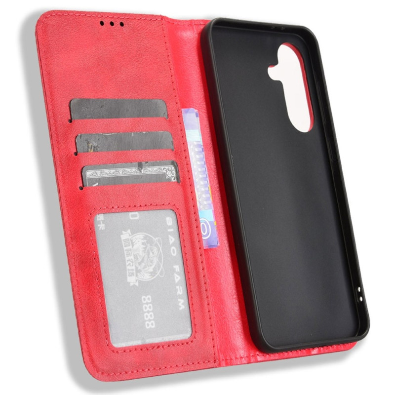 Wallet Stand Flip Phone Case for Samsung Galaxy A56 5G  - Red
