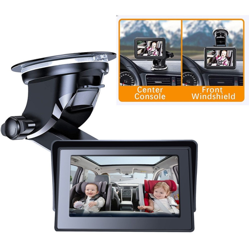 4.3" HD 1080P Car Monitor Camera for Rear Facing Baby Seat Wide Angle Infrared Camera