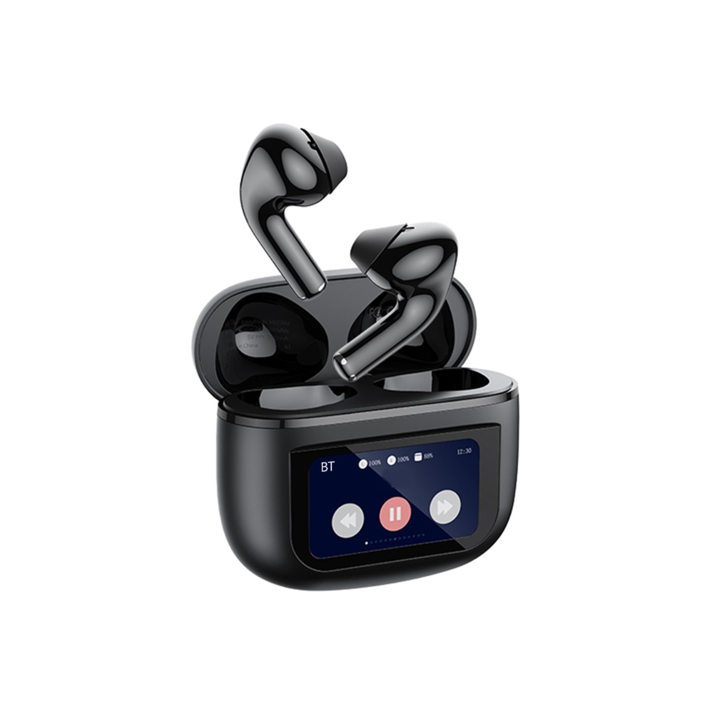 REMAX Cozypods True Wireless Earbuds Touch Screen ANC støjreducerende Bluetooth-hovedtelefoner - Sort