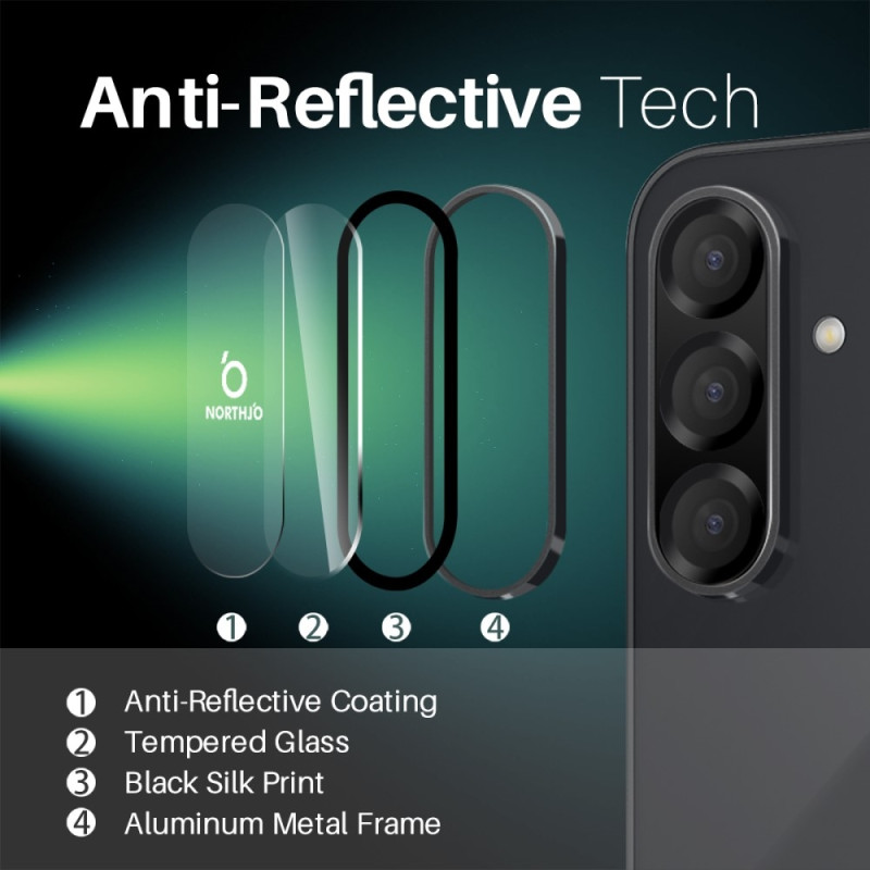 NORTHJO For Samsung Galaxy A56 5G Tempered Glass Camera Lens