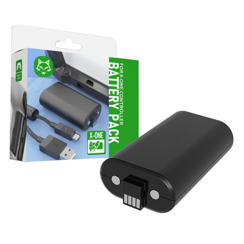 Batteripaket för Xbox One / One S Controller 1200mAh uppladdningsbart batteri