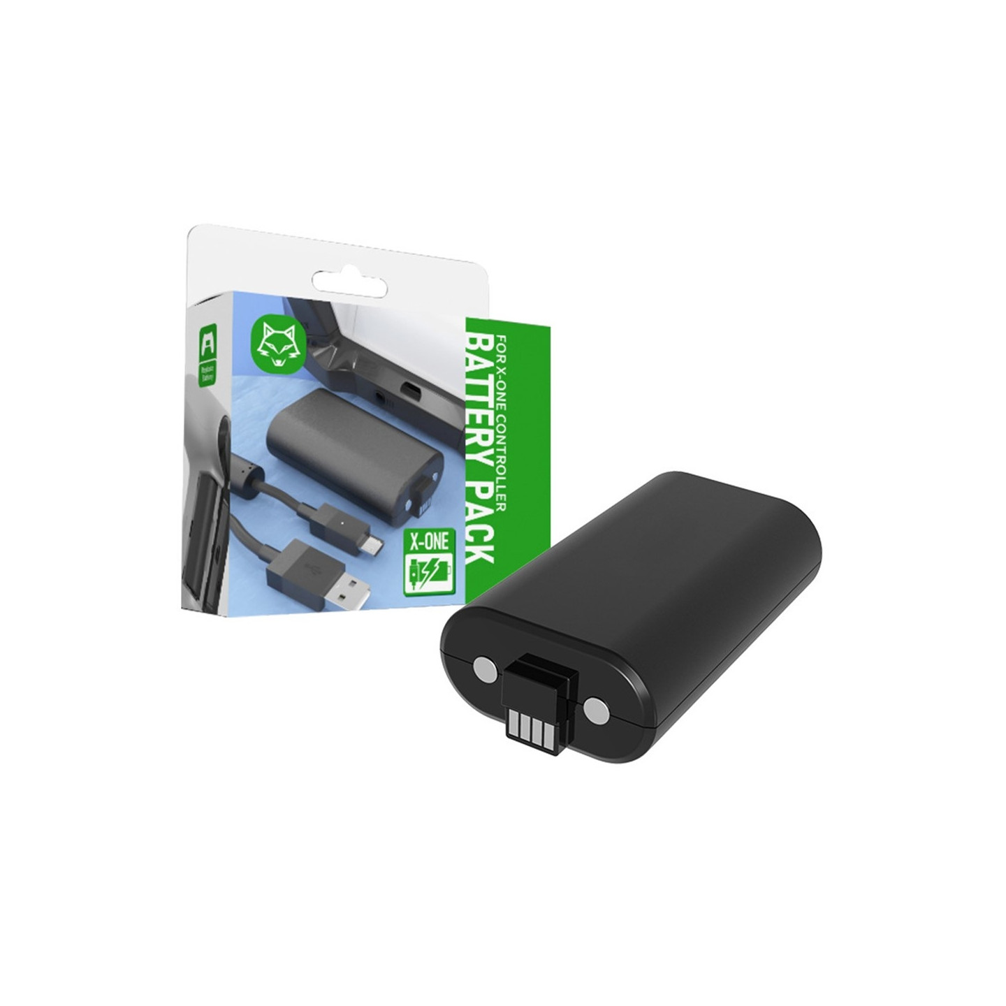 Akku Xbox One / One S -ohjaimelle 1200 mAh ladattava akku