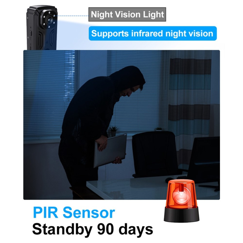 MD37 Video Recorder 2K Urheilukamera Polkupyörä IR-CUT AP Hotspotilla