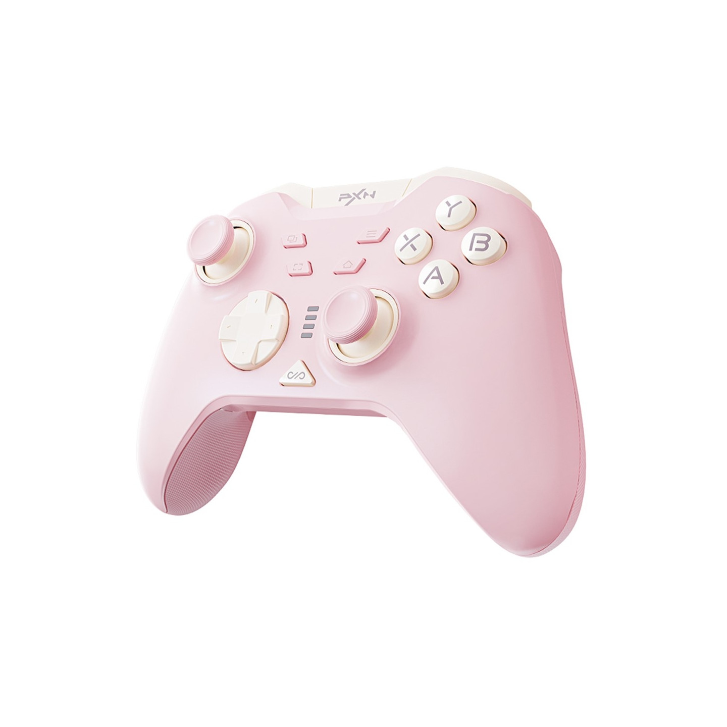 Langaton Bluetooth-peliohjain vastaanottimella Yhteensopiva Steam PC Android iOS Nintendo Switchin kanssa - Vaaleanpunainen