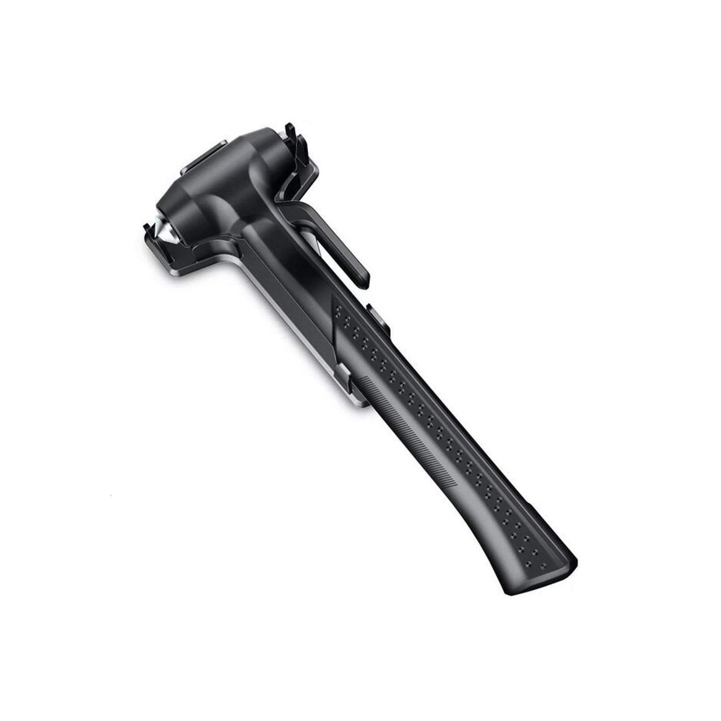 Autovasara ikkunanmurtaja hätävasarahihnaveitsi pitkä kahva - musta