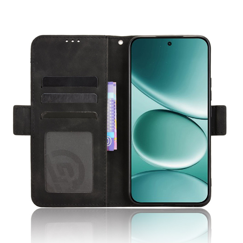 For Xiaomi Redmi Note 15 Pro 5G Case Wallet Case Cover Phone Case Extra Cards - Black