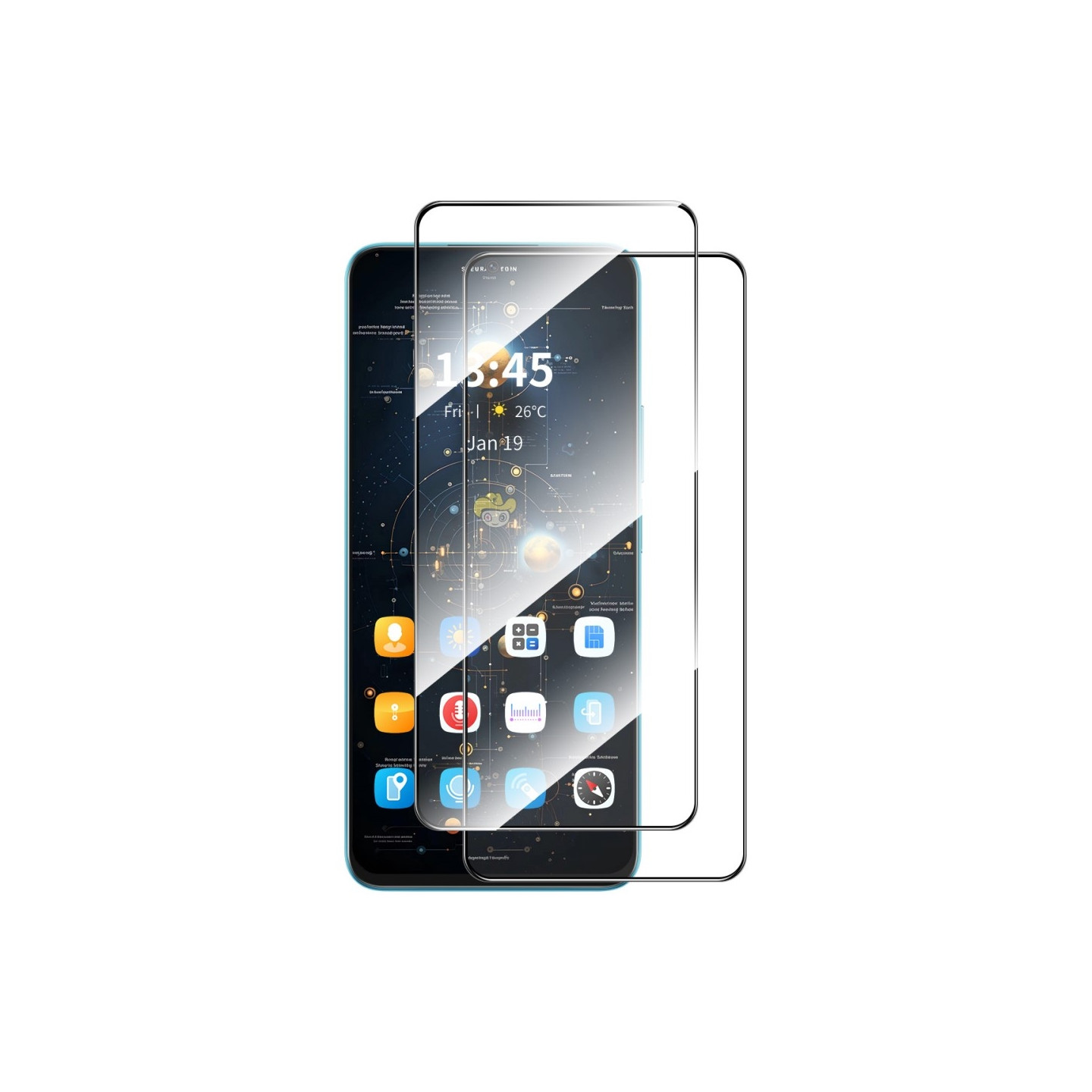 ENKAY 2st Härdat Glas Skärmskydd för Samsung Galaxy A36 5G / A56 5G