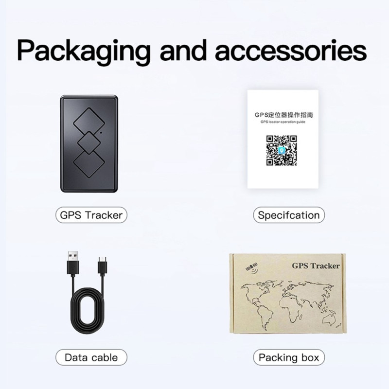 Global GPS Tracker Anti Lost 3D Street View Locator med intelligenta varningar