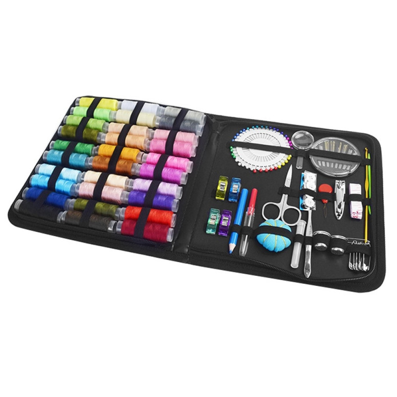 131 pcs Sewing Accessories Sewing DIY Embroidery Needlework Needle Thread Scissors Set