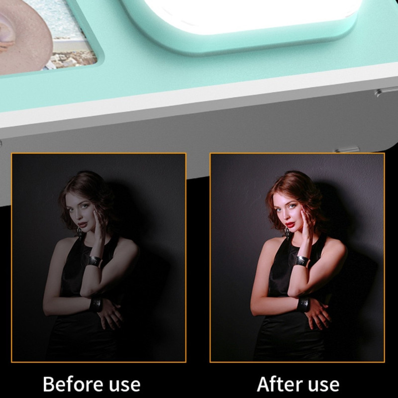 2.4" Screen Dual Lens Video Recording CCD Digital Camera with 32GB Card + Reader - White