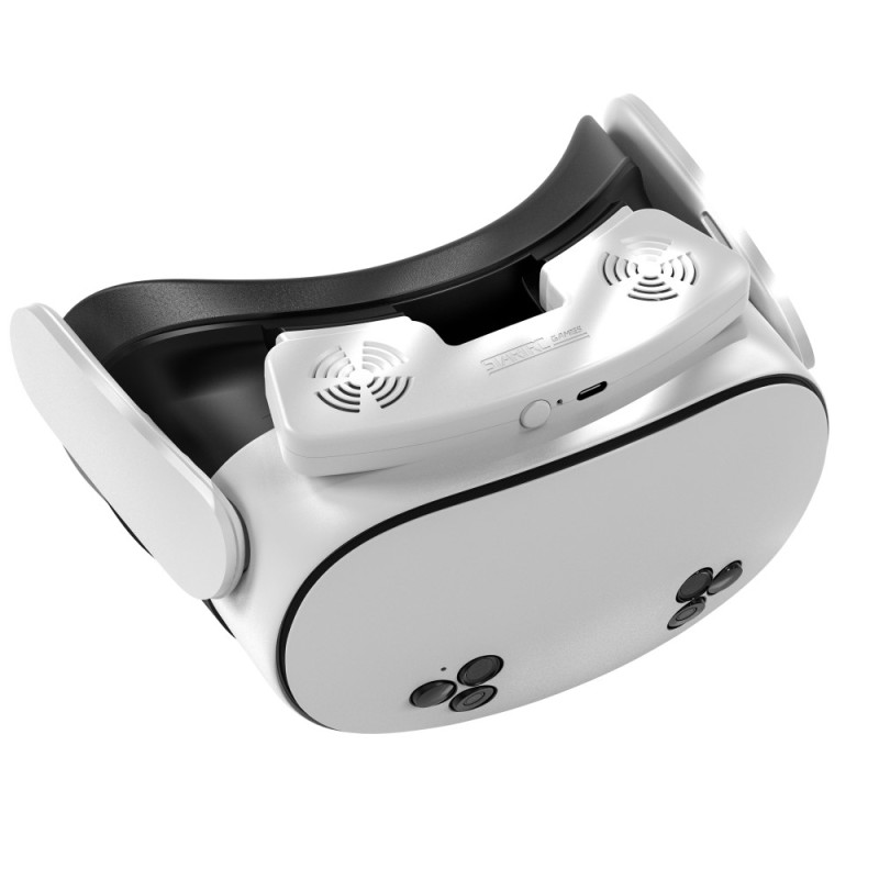 For Meta Quest 3S VR ansiktsmaske Magnetisk kjølevifte Foam Pad Pustende ansiktsskjerm