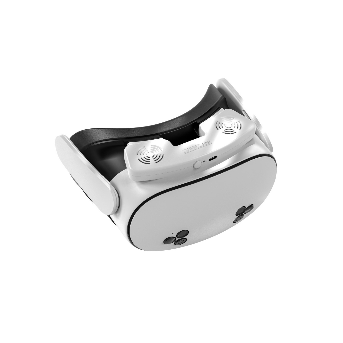 För Meta Quest 3S VR Face Mask Magnetisk kylfläkt Foam Pad Andas ansiktsskydd