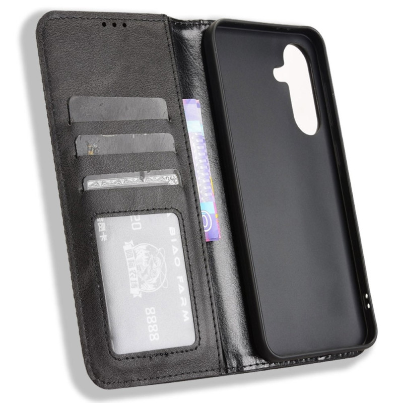 Wallet Stand Flip Phone Case for Samsung Galaxy A56 5G  - Black