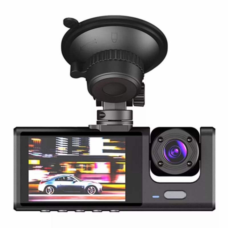 Autokamera 3 linssillä laajakulmainen 1080P HD Car DVR Dash Cam Parking Monitor