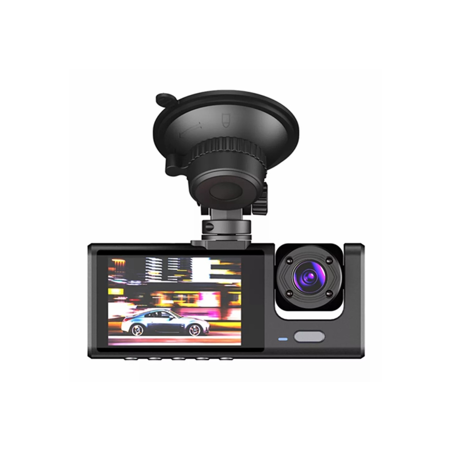 Bilkamera 3 objektiv vidvinkel 1080P HD bil DVR Dash Cam parkeringsskærm