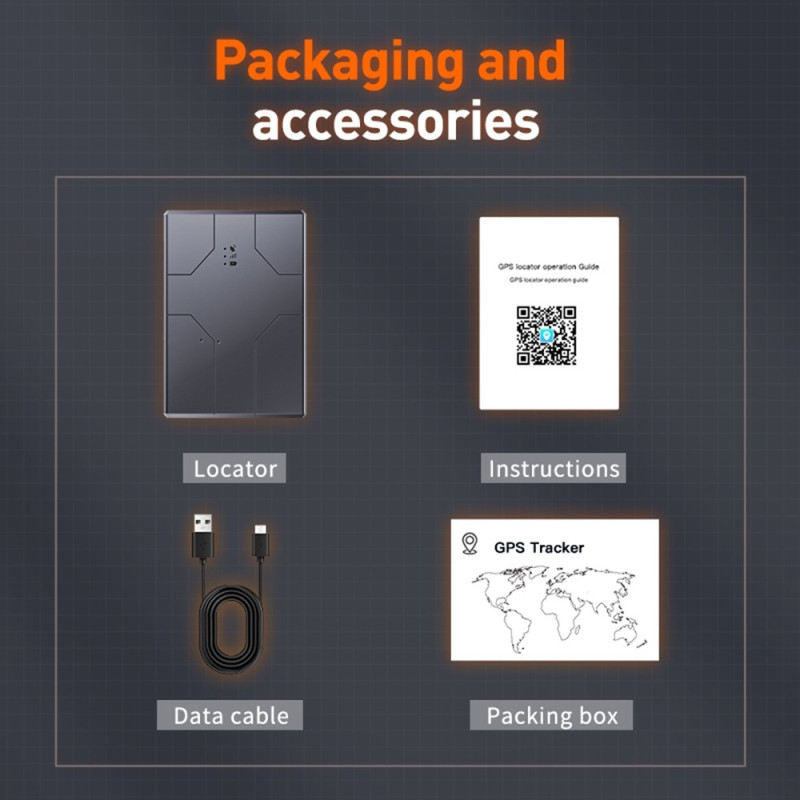 Q16 GPS Tracker Magnetisk Anti Theft 4G Locator Multi Alerts Sporingsenhet