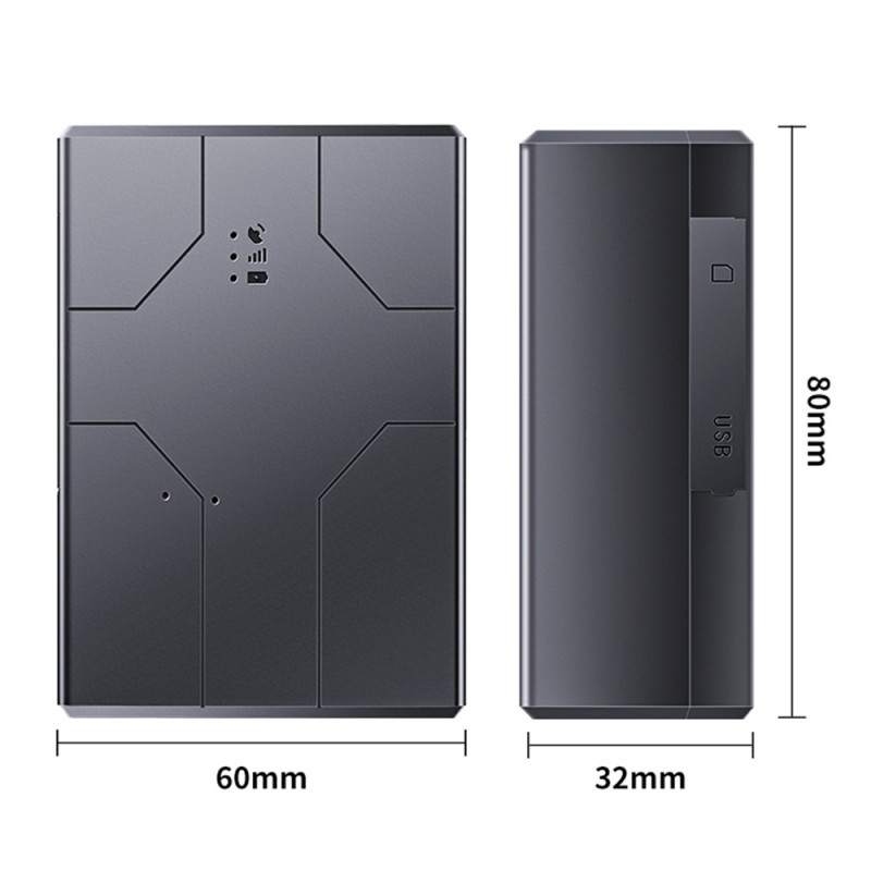 Q16 GPS Tracker Magneettinen varkaudenesto 4G Locator Multi Alerts Tracking Device