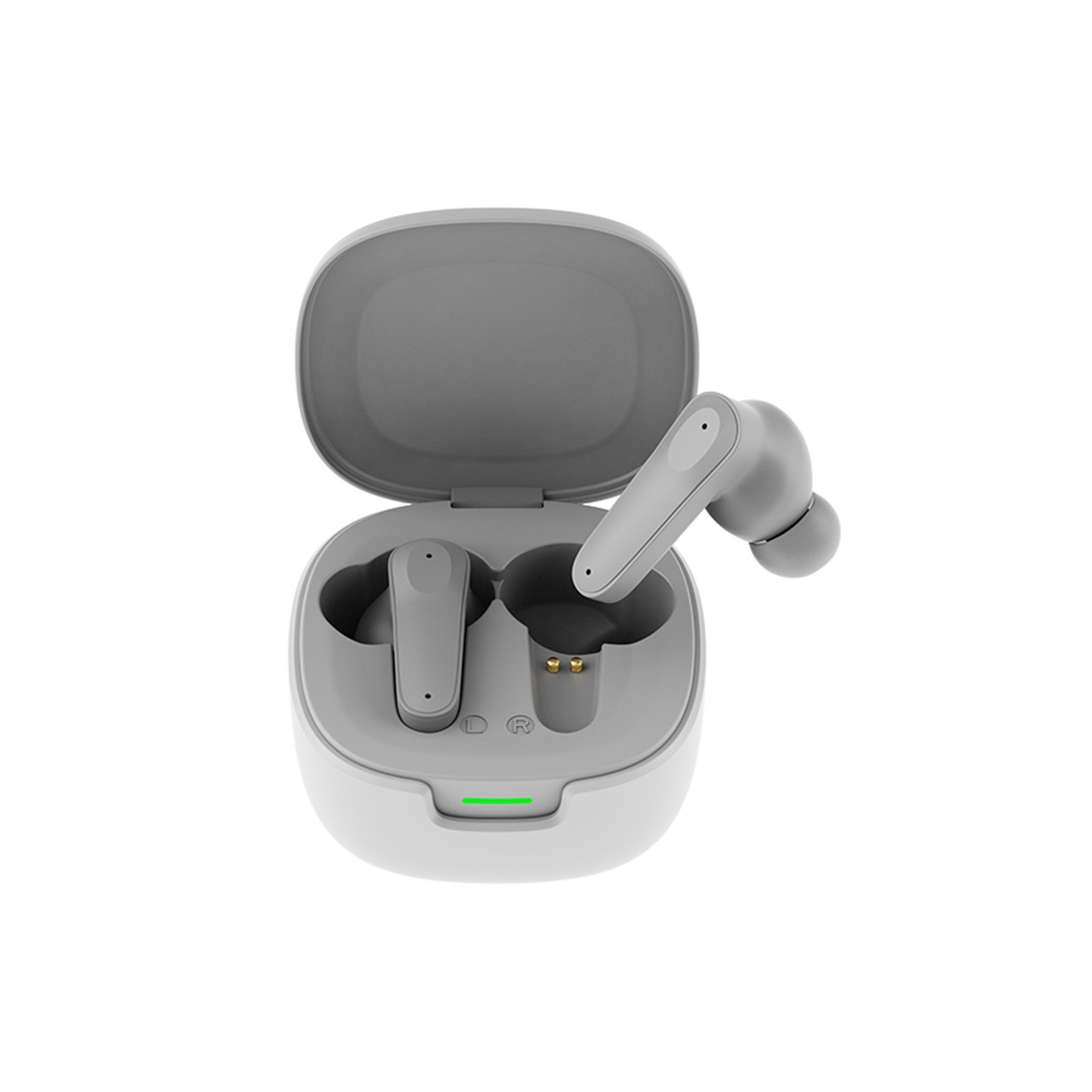 Bluetooth-hovedtelefoner AI Smart Multi-Language Oversættelse Oversætter - Grå