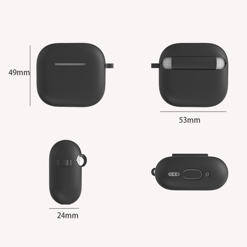 For AirPods 4 5 stk Tilbehør Veske Oppbevaringsboks Halsstropp Hodetelefonholder Nøkkelring