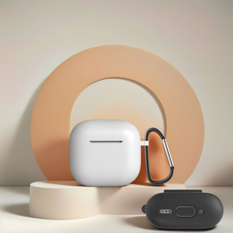 AirPods 4 5 kpl Lisävarusteet Kotelo Säilytyslaatikko Kaulahihna Kuulokepidike Avaimenperä - Tummansininen