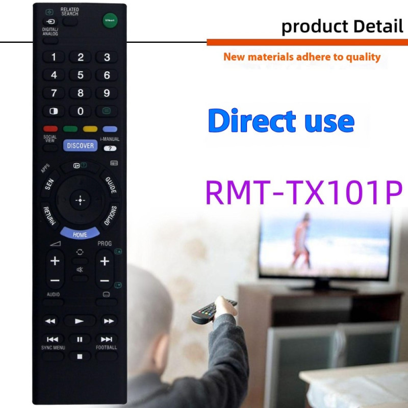Kaukosäätimen vaihto RMT-TX101P:lle Sony TV:lle