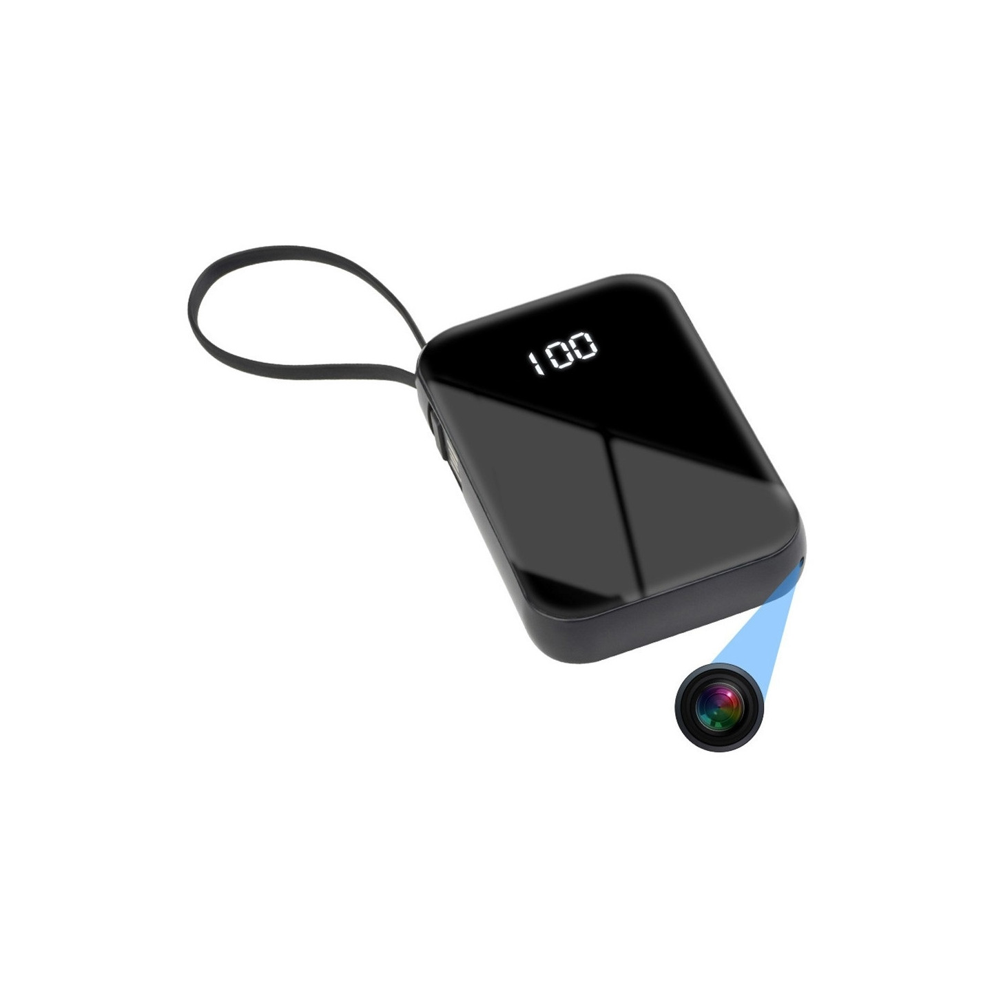 1080P HD WiFi-kamera 5000mAh bærbar powerbank sikkerhedskamera