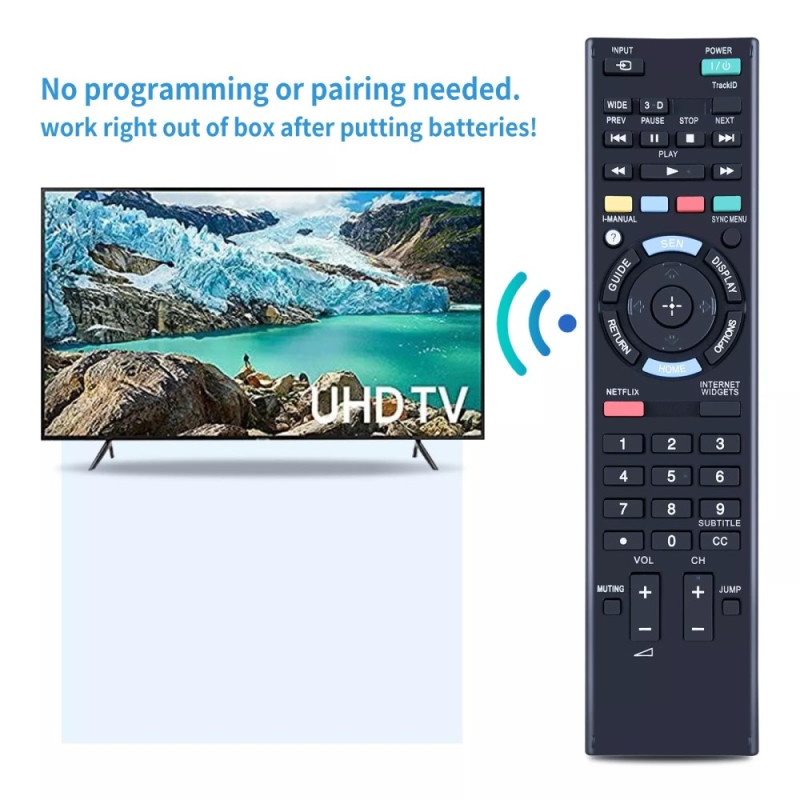 Udskiftning af fjernbetjening til RM-YD073 til Sony TV