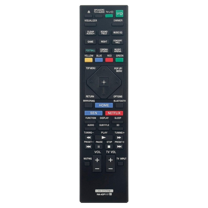 Remote Control Replacement for RM-ADP117 For Sony Home Theater Player