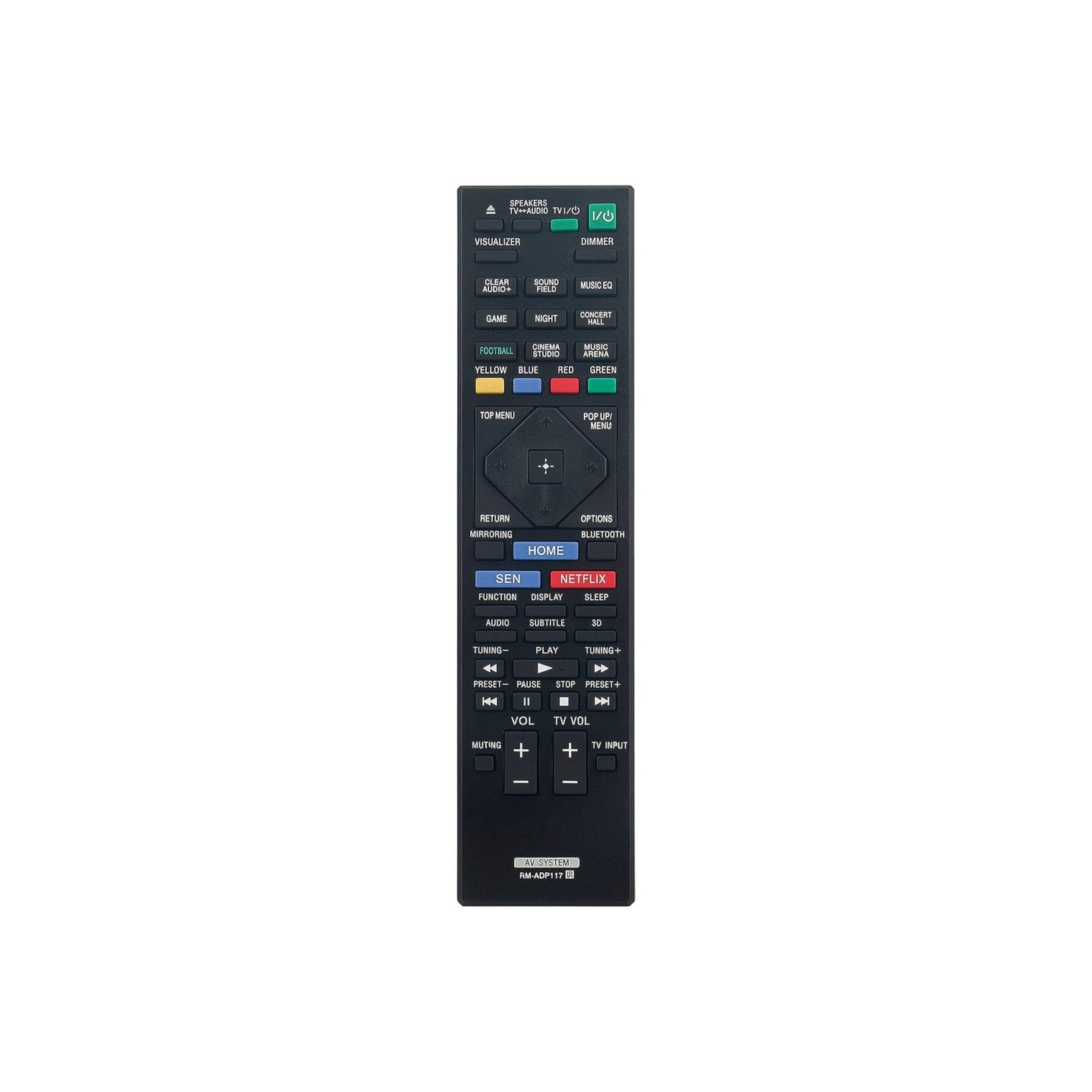 Remote Control Replacement for RM-ADP117 For Sony Home Theater Player