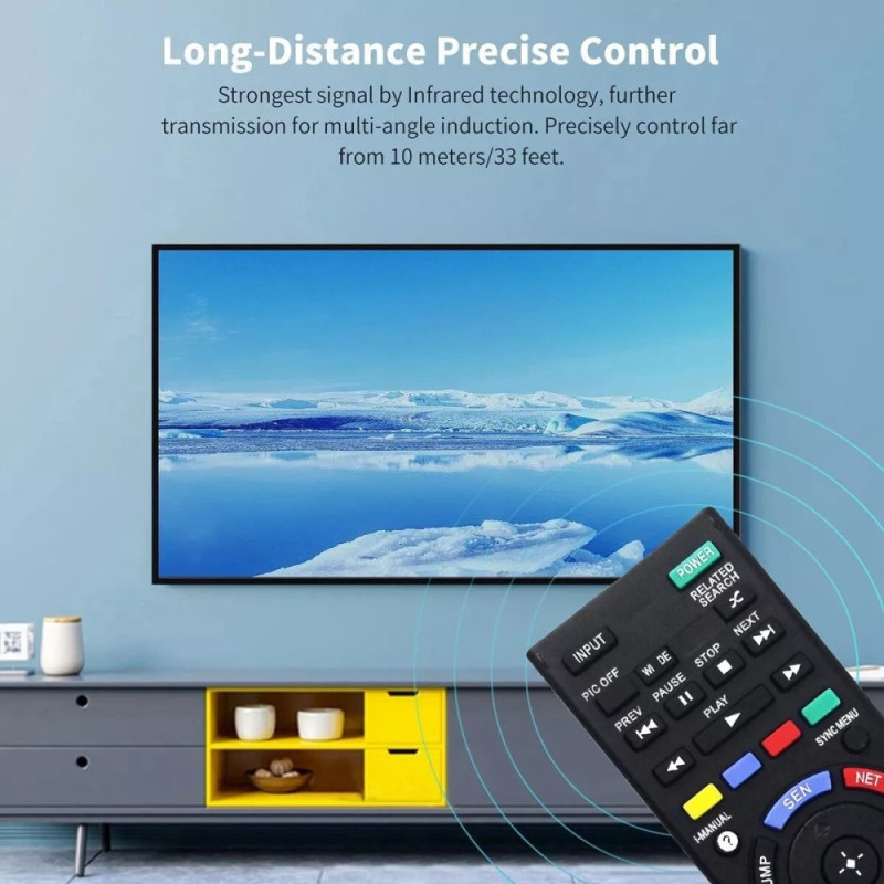 Remote Control Replacement for RM-YD089 For Sony TV