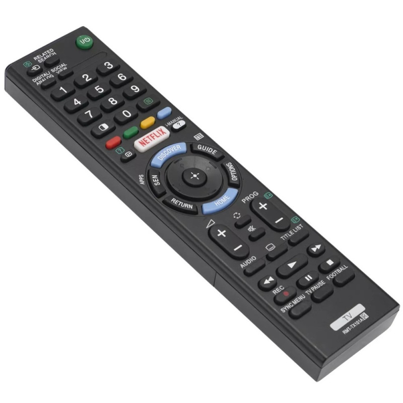 Remote Control Replacement for RMT-TX101A For Sony TV